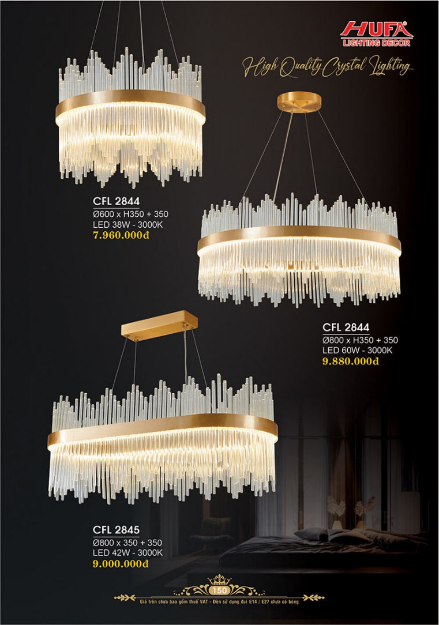 Bảng giá đèn trang trí HUFA